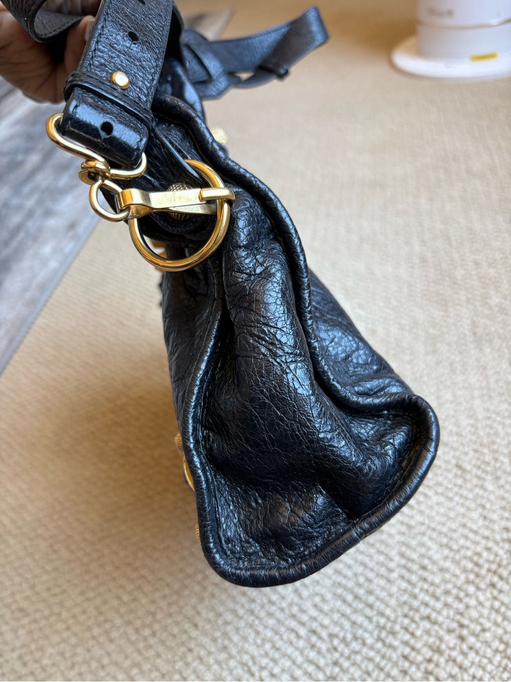 Balenciaga Le City bag with gold size medium - Picture 5 of 14